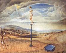 Haga click para ver la imagen ampliada 1945_07_fountain of milk spreading itself uselessly on three shoes 1945.jpg